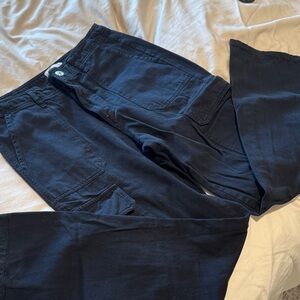 Zara Women’s Black Utility straight Jeans high rise